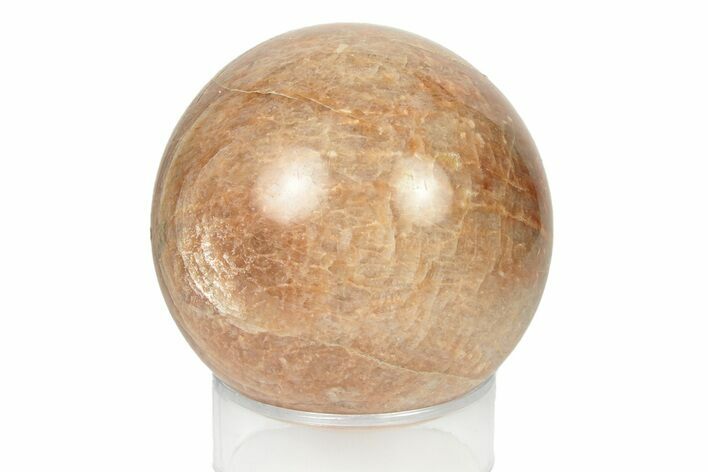 Polished Peach Moonstone Sphere - Madagascar #252022